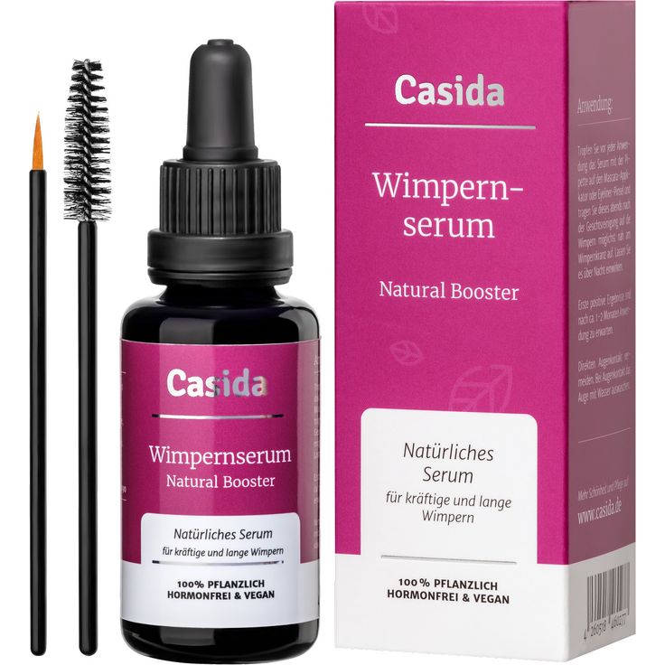 Casida Produkte Casida Produkte Wimpernserum Natural Booster Gesichtspflege 30 ml