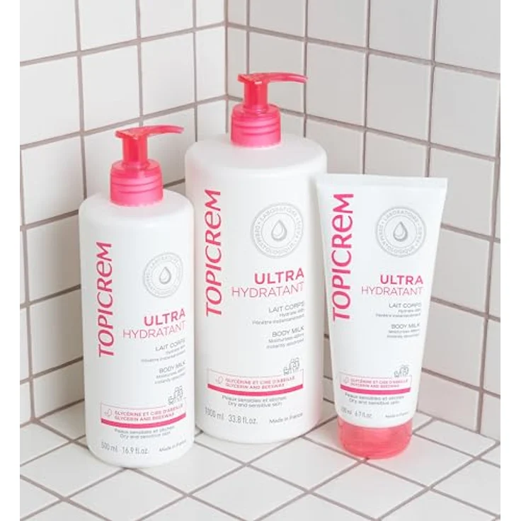 Topicrem Essentials Ultra-Moisturizing Body Milk 200ml, feuchtigkeitsspendende Körpermilch für vitale und strahlende Haut – Bild 4