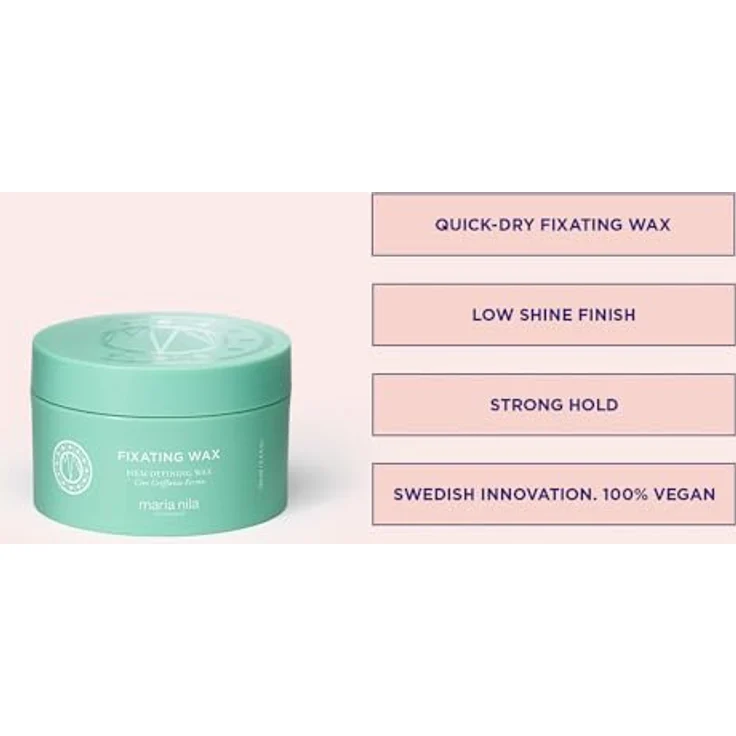 Maria Nila Fixating Wax 100 ml, mattes Stylingwachs mit 4/5 Halt für definiertes Haar – Bild 3