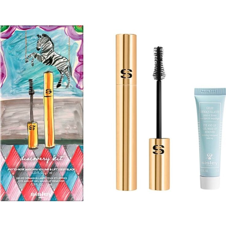 Sisley Phyto-Noir Discovery Set, Mascara Damen 7 ml mit volumengebender Bürste und Gelée Démaquillante 15 ml