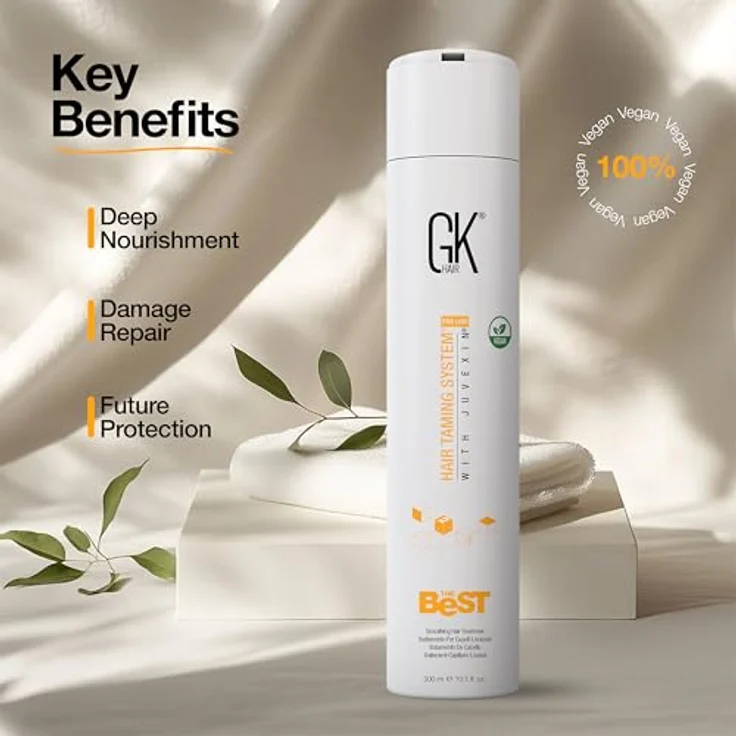 GK Hair The Best Keratin, Glättende Haarcreme für professionelle Anwendung, 300 ml – Bild 4