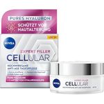 NIVEA Cellular Expert Filler Hochwirksame Anti-Age Tagespflege LSF 30, extra straffende Gesichtspflege mit Auffüllungseffekt, aufpolsternde Tagescreme mit Hyaluronsäure & Sonnenschutz (50 ml)