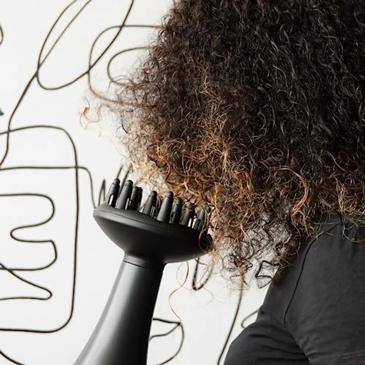 Demeliss Saint Algue Demeliss Salon Series 2200 Haartrockner, 2200 Watt AC-Motor mit Konzentrator und Diffusor – Bild 5