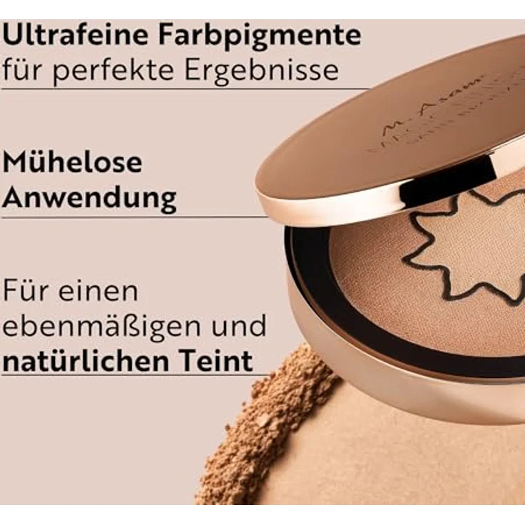 M. Asam MAGIC FINISH Satin Bronzer Light, Bronzer Puder Duo mit Satin-Touch Textur, vegan, silikonfrei, 6,5g, für natürlichen Glow – Bild 2