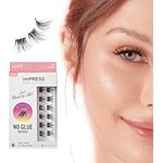 KISS imPRESS Just Press & GO ! selbstklebende Wimpern Bold Volume C 12 St., Schwarz