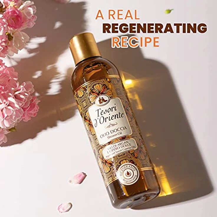 Tesori d'Oriente Argan & Cyperus Duschöl 250 ml für Alle Hauttypen geeignet – Bild 3
