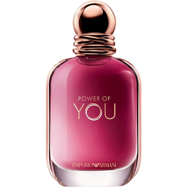 Armani Emporio You Eau de Parfum Spray, Damenparfum mit spritziger Maracuja und floralem Frangipani, 50 ml, rubinroter Flakon