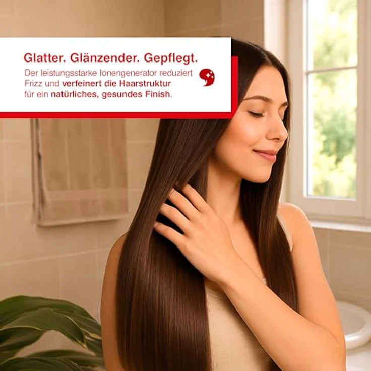 Solis AirVolution 280SE (Typ 3809), Ionen-Haartrockner mit intelligentem Temperatur-Sensor, 110.000 U/min, federleicht, 3 Temperatur- und Luftstufen, schwarz – Bild 3