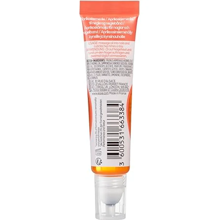 essie Nagelöl on a roll apricot nail & cuticle oil Doppelpack, 2 x 13,5 ml - Pflege und Stärkung der Nagelhaut mit praktischem Roll-on – Bild 4