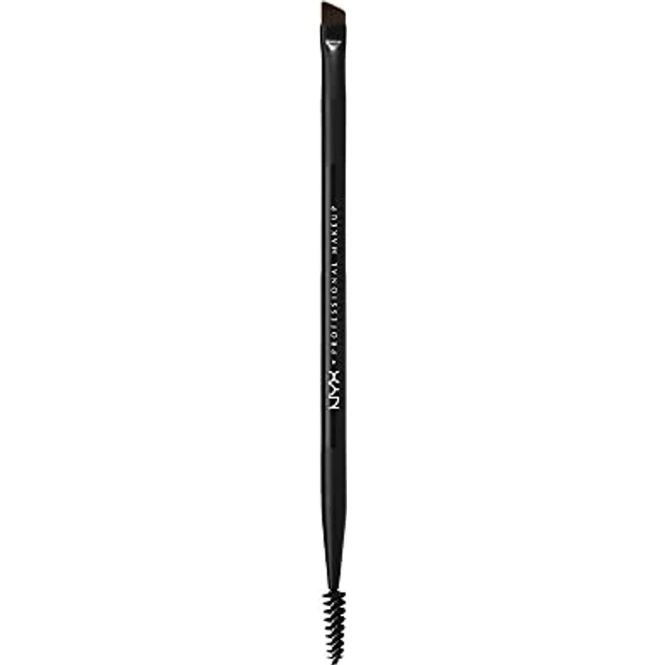 NYX Professional Makeup Augenpinsel Augenpinsel Pro Brush Dual Brow Augenbrauenpinsel – Bild 2