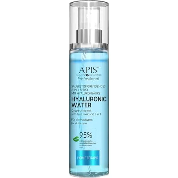 Apis Natural Cosmetics APIS HOME TERAPIS Gesichtsnebel mit Hyaluronsäure und Aloe-Extrakt, 150ml, für alle Hauttypen