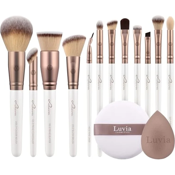 Luvia Cosmetics Ultimate Glam Kit, 10-teiliges Puderpinsel-Set für Damen – Bild 1