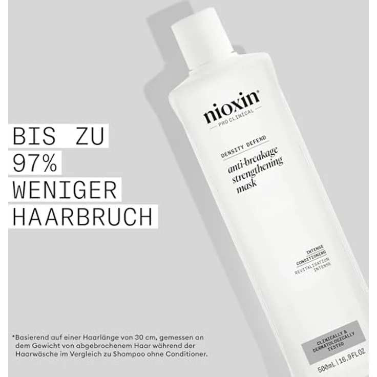 NIOXIN Density Defend Anti-Breakage Hair Mask - Feuchtigkeitsspendend mit Vitamin C (150 ml) – Bild 3