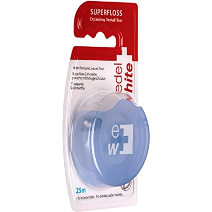 Edel&White flauschige Zahnseide EF25 Zahnseide/Flosser Superfloss-Technologie – Bild 6