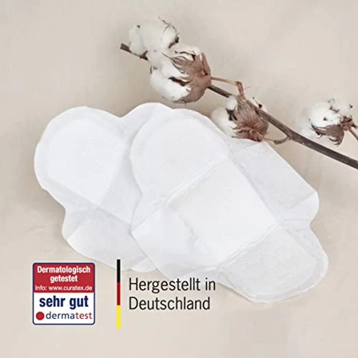 MYLILY® Damen Binden Bio Tag, 100% Bio-Baumwolle, atmungsaktiv, ohne Duftstoffe, für starke Blutung, mit Flügeln, 14 Stück – Bild 3