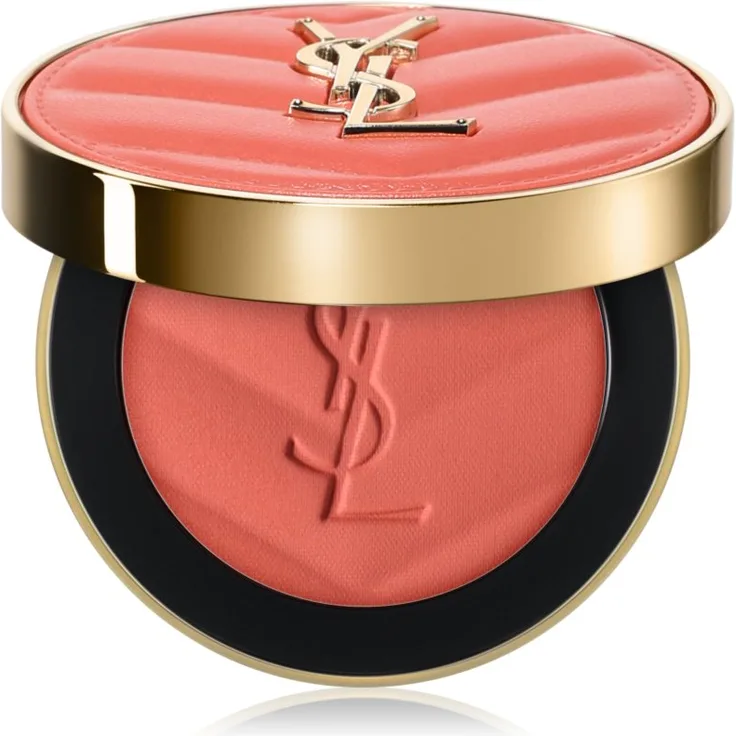 Yves Saint Laurent Make Me Blush Bold Blurring Puder-Rouge 37 Peachy Nude, 6 g - Rouge für einen natürlichen Wangenlook, einfach anzuwenden, intensivierbar