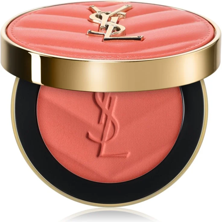 Yves Saint Laurent Make Me Blush Bold Blurring Puder-Rouge 37 Peachy Nude, 6 g - Rouge für einen natürlichen Wangenlook, einfach anzuwenden, intensivierbar