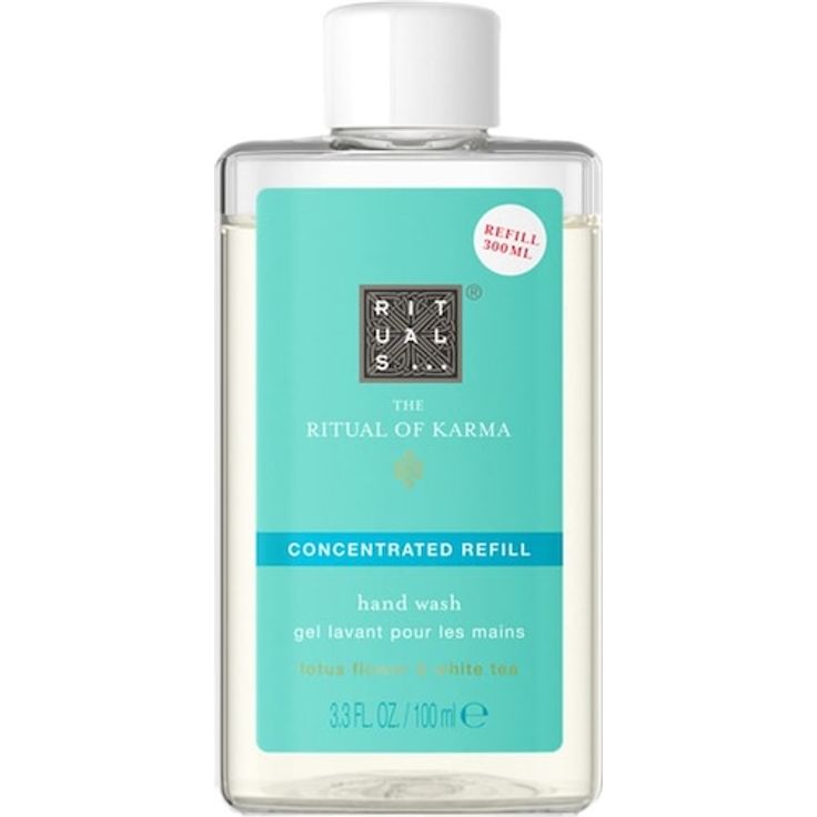 RITUALS The Ritual Of Karma Hand Wash, pH-neutrale Handseife mit Lotusblüte und weißen Tee, 100 ml
