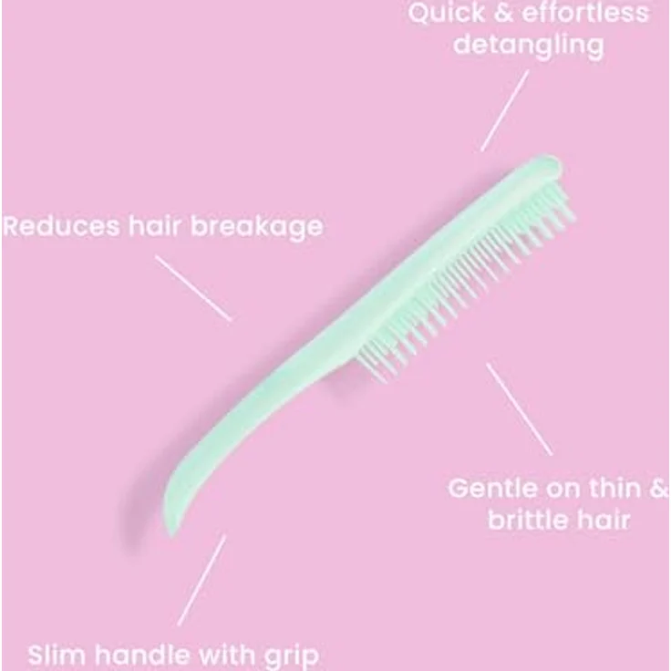 Tangle Teezer, Wet Detangler Haarbürste für feines und brüchiges Haar, weiche, flexible Borsten für weniger Haarbruch, ideal für dünner werdendes Haar, farbbehandelte und empfindliche Kopfhaut, – Bild 3