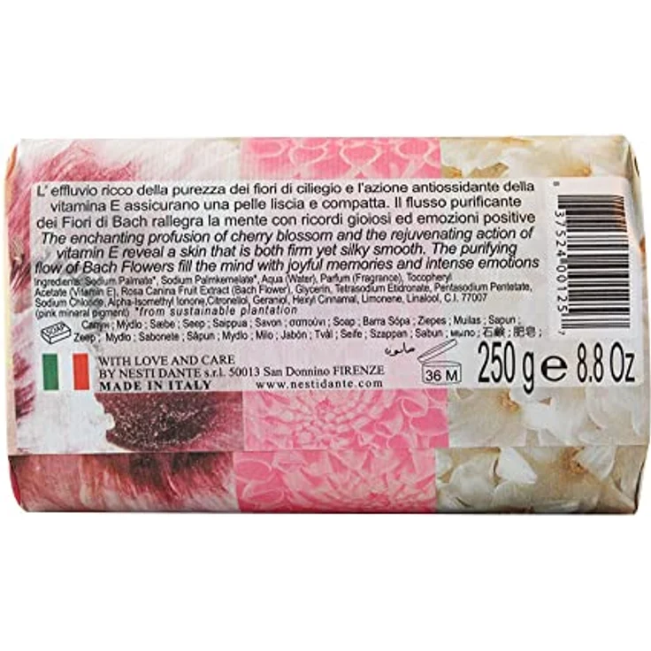 Nesti Dante Nesti Dante Lift Kirschblüte Osmanthus & geranie Seife 250 g für Alle Hauttypen geeignet – Bild 4