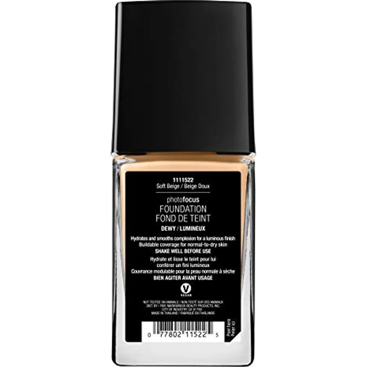 Wet N Wild Photofocus Foundation Dewy Skin Soft Beige 30 ml – Bild 3