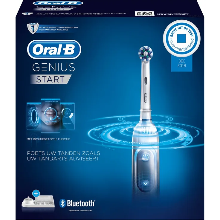 Braun Oral-B 81735660, Elektrische Zahnbürste mit 5 Reinigungsmodi, Tiefenreinigung, Zahnfleischpflege, Sensibilität, Whitening, Silber-Weiß, Akku mit 2 Wochen Laufzeit