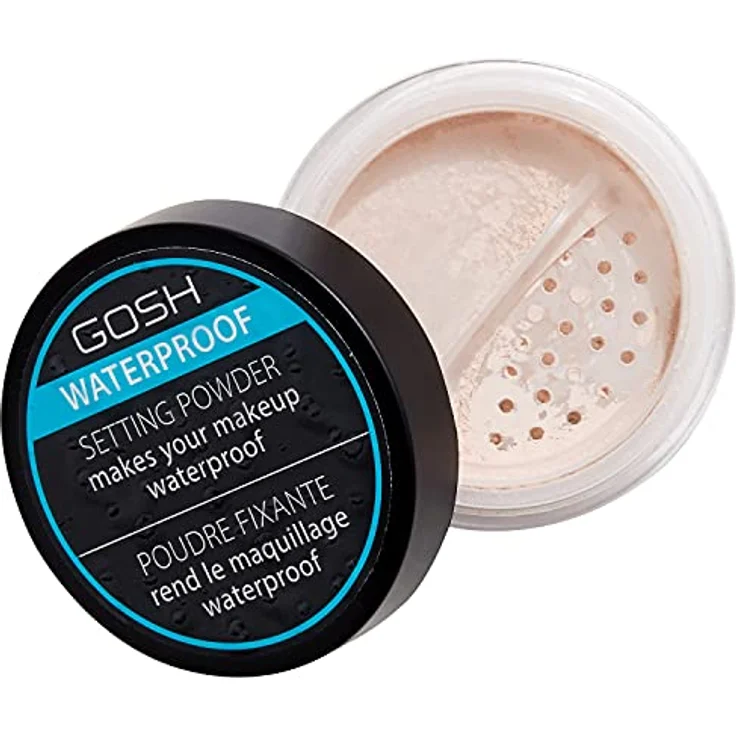 Gosh Copenhagen Waterproof Setting Powder, Fixing Spray & Fixierpuder, 7 g, transparent, mattierendes und wasserfestes Finish – Bild 1