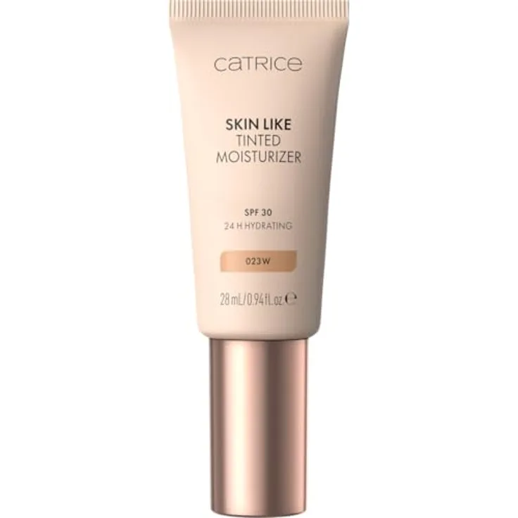 Cosnova BEAUTY Catrice Skin Like Getönte Feuchtigkeitscreme, 28 ml mit Lichtschutzfaktor, vegan, feuchtigkeitsspendend, natürliche Deckkraft