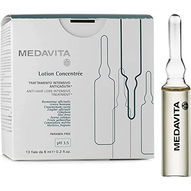 Medavita Lotion Concentrée Original Anti-Hair Loss Intensive Treatment 13 x 6 ml Ampullen – Bild 2