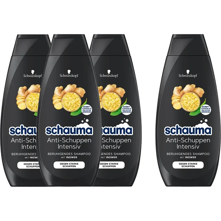 Schauma Anti-Schuppen Intensiv Shampoo 4Er Pack 4 x 400 ml