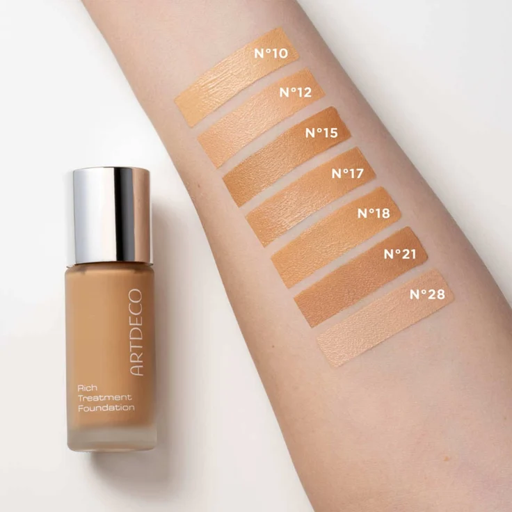 Artdeco Make-up Rich Treatment Foundation 10 Sunny Shell 20 ml – Bild 4