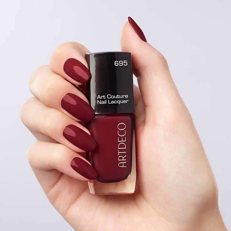 Artdeco Art Couture Nail Lacquer 695 blackberry 10 ml, Farbton: Schwarz – Bild 4