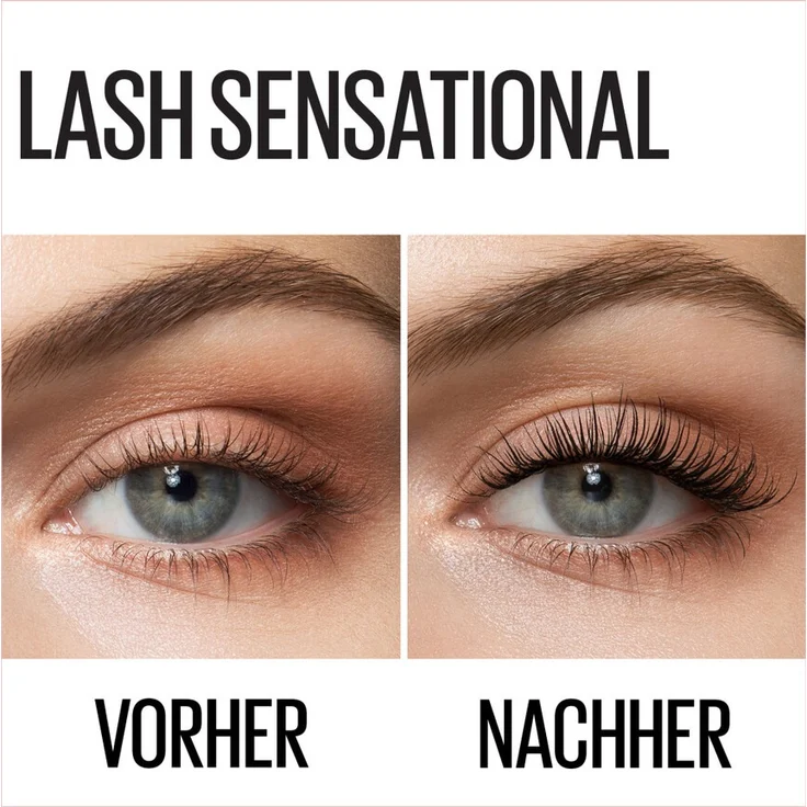 Maybelline Lash Sensational Voller-Wimpern-Fächer Mascara Very Black 9,5 ml – Bild 7