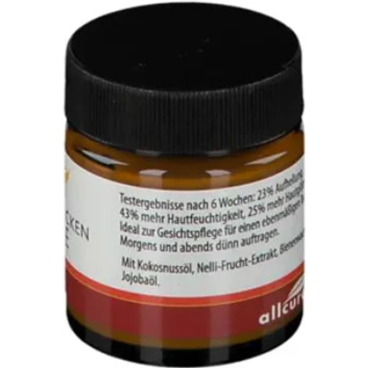 Allcura Pigmentflecken Creme 30 ml für alle Hauttypen geeignet, mit Kokosnussöl, Nelli-Frucht-Extrakt, Jojobaöl und Bienenwachs – Bild 2