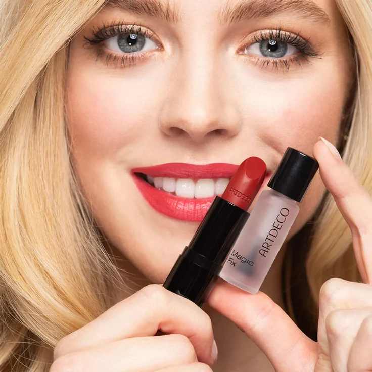 Artdeco Magic Fix Lippenstiftfixierung Verhindert Abfärben und Auslaufen, Macht den Lippenstift Wasserfest – Bild 5