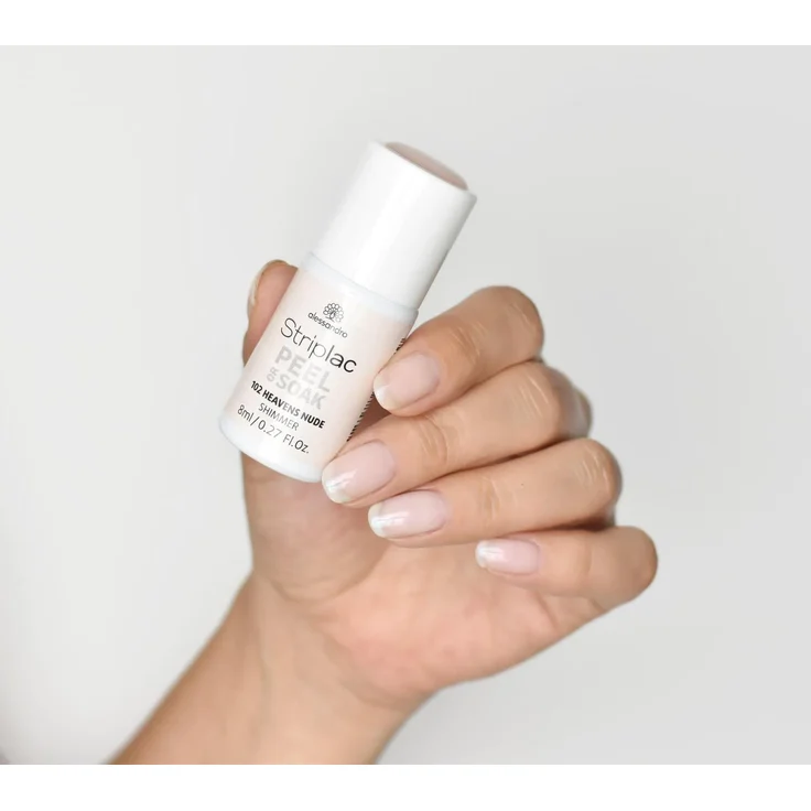 Alessandro Striplac Peel or Soak 102 Heavens Nude 8 ml, Farbton: Rosa – Bild 2