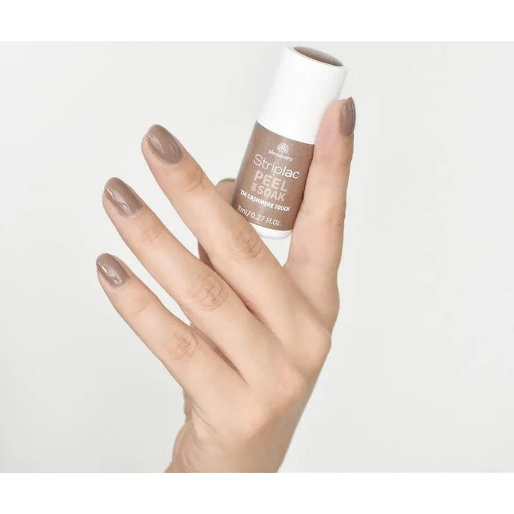Alessandro Striplac Peel or Soak 114 Cashmere Touch 8 ml, Farbton: Rosa – Bild 2