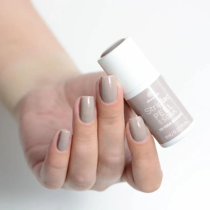 Alessandro Striplac Peel or Soak 115 Yoga Morning 8 ml, Farbton: Grau – Bild 2