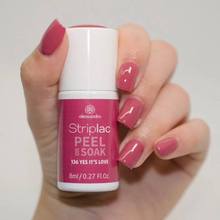 Alessandro Striplac Peel or Soak 136 Yes It's Love 8, Farbton: Pink – Bild 2
