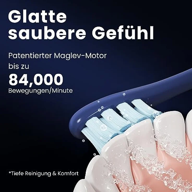 Xiaomi Oclean X Pro, Elektrische Zahnbürste mit AI-gesteuerter Druckempfindlicher Technologie, Standard Reinigungskopf – Bild 5