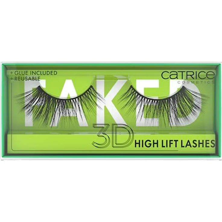 Catrice Faked 3D High Lift Lashes, künstliche Wimpern, Schwarz, langanhaltend, Falsche Wimpern-Effekt, vegan, ohne Mikroplastikpartikel, Nanopartikel frei, ohne Parfüm, 1er Pack (1pair) – Bild 1