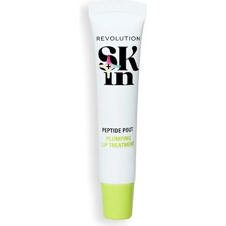 Revolution Skincare Peptide Pout Lip Balm, feuchtigkeitsspendender Lippenbalsam mit Volumenwirkung, vegan und tierversuchsfrei, 15ml