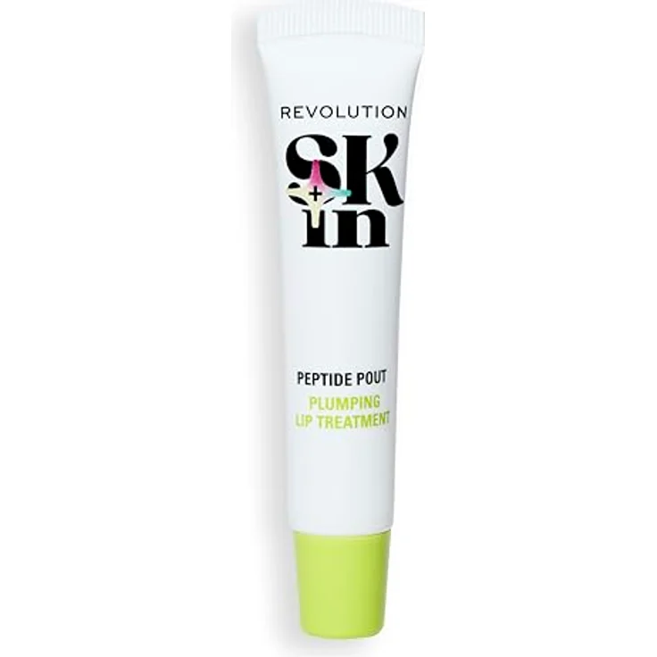 Revolution Skincare Peptide Pout Lip Balm, feuchtigkeitsspendender Lippenbalsam mit Volumenwirkung, vegan und tierversuchsfrei, 15ml – Bild 1