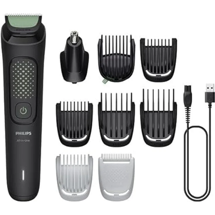 Philips Multifunktionstrimmer Series 3000 MG3945/15, 9-in-1 Trimmer mit selbstschärfenden Klingen und 90 Minuten Akkulaufzeit – Bild 2