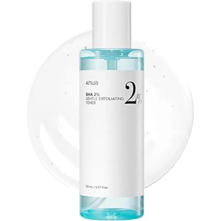 Anua BHA 2% Gentle Exfoliating Toner, sanftes Peeling-Tonikum für problematische Haut und Akne, 150 ml