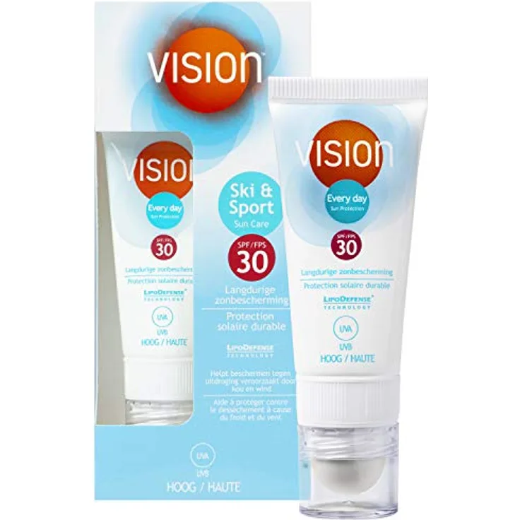 Vision Every Day Sun Protection LSF 30 Sport, Sonnenschutz, für langanhaltenden Sonnenschutz, sehr schweiß- und wasserfest, Lichtschutzfaktor 30, 20 ml