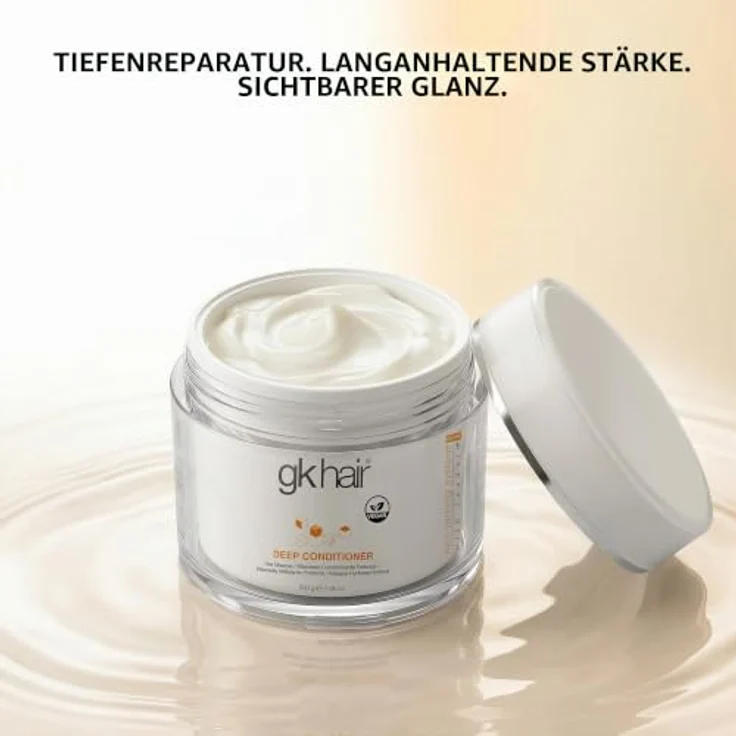 GK Hair Deep Conditioner, regenerierender Conditioner mit Tiefenwirkung für extrem strapaziertes Haar, 200 g – Bild 9