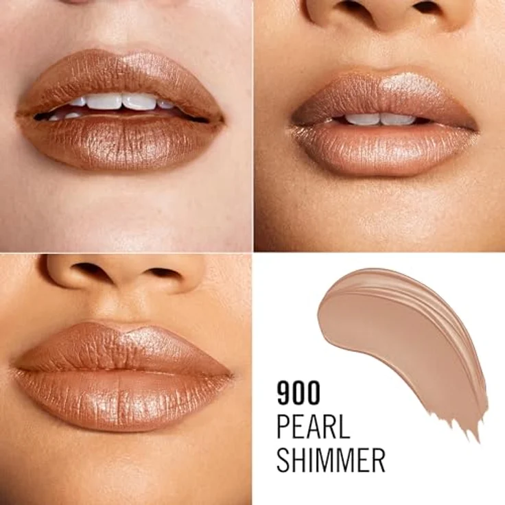 Rimmel London LASTING FINISH SHIMMERS Lippenstift, langanhaltend, #900 Pearl Shimmer, 18 g – Bild 2