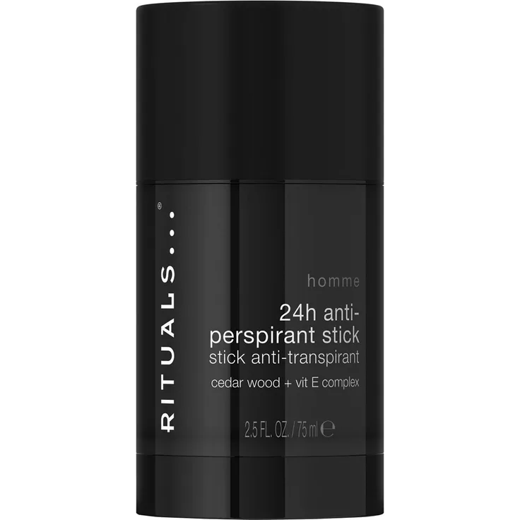 RITUALS HOMME 24h Anti-Perspirant Stick, 75 ml, schweißresistenter Schutz mit Zedernholz-Vitamin-E-Komplex, schnell trocknend, aromatischer Duft