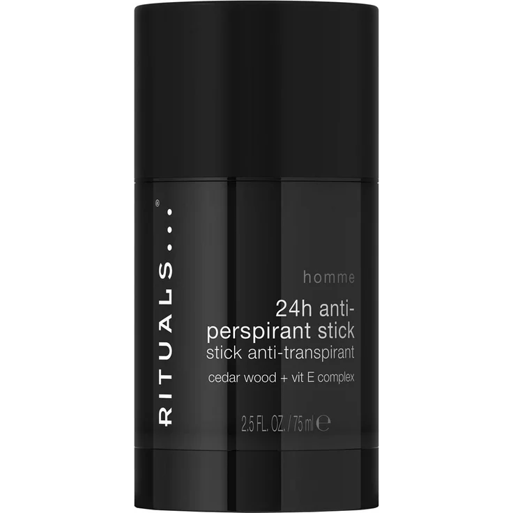 RITUALS HOMME 24h Anti-Perspirant Stick, 75 ml, schweißresistenter Schutz mit Zedernholz-Vitamin-E-Komplex, schnell trocknend, aromatischer Duft